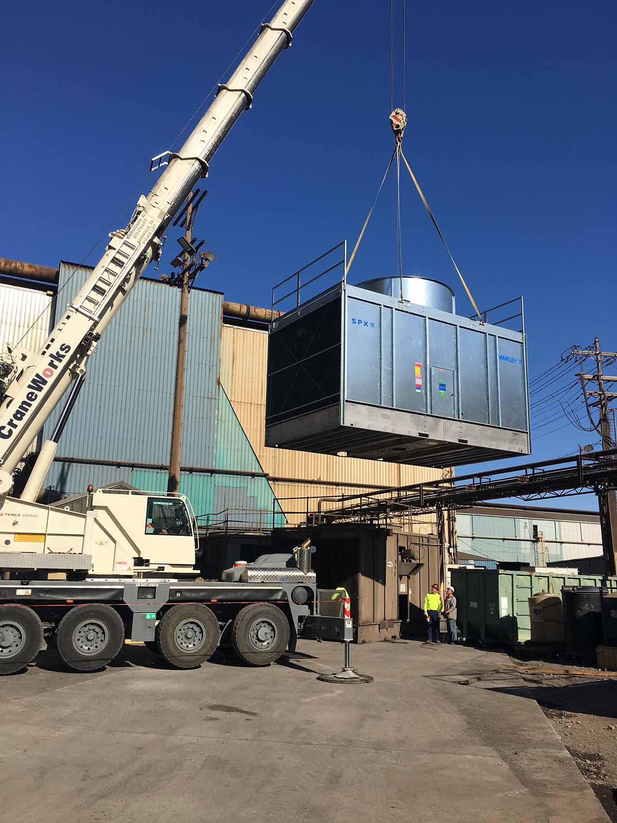 HVAC/R Cooling Tower Replacement For Process Cooling in Massachusetts